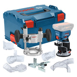 Produktbild von Bosch Akku-Kantenfräse GKF 18V-8 mit Taucheinheit TE 600 inkl. L-BOXX 238