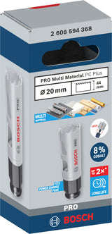 PRO Lochsäge Ø 20 x 44 mm Multi Material PC Plus