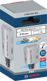PRO Lochsäge Ø 44 x 44 mm Multi Material PC Plus