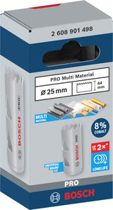 PRO Lochsäge Ø 25 x 44 mm mit Gewinde Multi Material