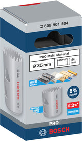 PRO Lochsäge Ø 35 x 44 mm mit Gewinde Multi Material