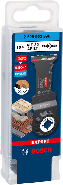 Produktbild Verpackung von EXPERT MultiMax AIZ 32 APILT Tauchsägeblatt für Multifunktionswerkzeuge, 10-tlg.