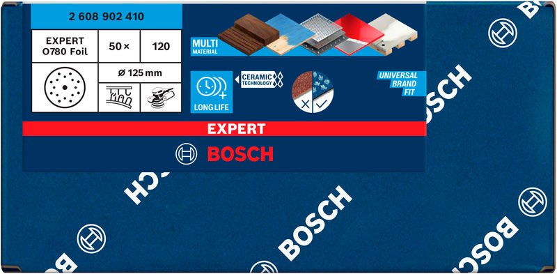 Folienschleifscheibe EXPERT O780 125 mm K120