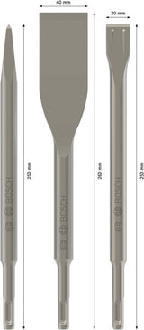 PRO Meißel-Set SDS plus-5C (3-teilig)