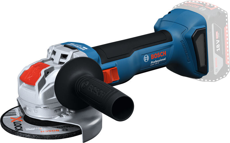 Akku-Winkelschleifer GWX 18V-8 von Bosch mit X-LOCK.