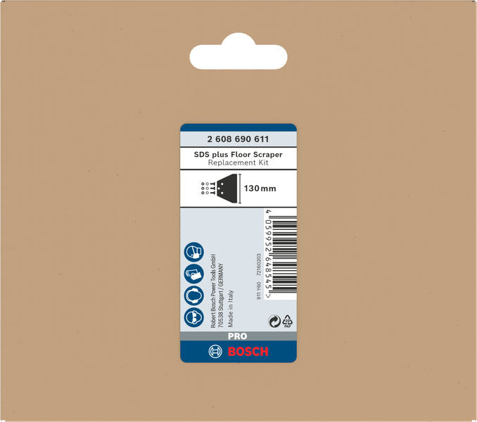 PRO Bodenschaber Ersatz-Set 130 mm SDS plus