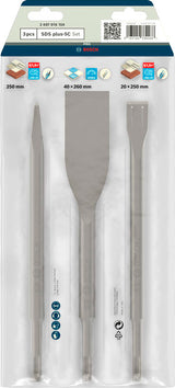 PRO Meißel-Set SDS plus-5C (3-teilig)