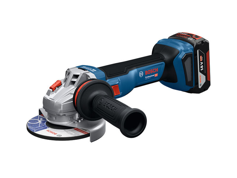 Akku-Winkelschleifer GWS18V-11 inkl. 2x Akku GBA 18V 5.0 Ah und L-BOXX 136