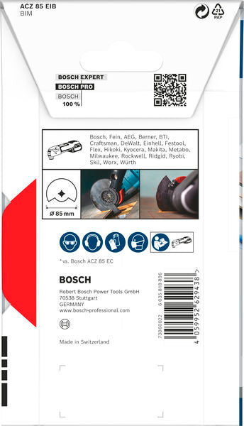 PRO Tauchsägeblatt 85 mm ACZ 85 EIB für Multifunktionswerkzeuge