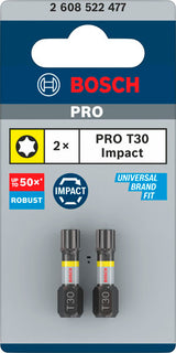 PRO Torx Impact Bit T30 25 mm (2-teilig)