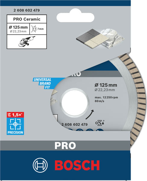 PRO Ceramic Diamant-Trennscheibe 125 x 22,23 mm
