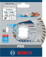 PRO Diamant-Trennscheibe Ø 115 x 22,23 mm Multi Material X-LOCK