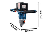 Bosch GRW 18V-160 Rührwerk mit großen Griffen.