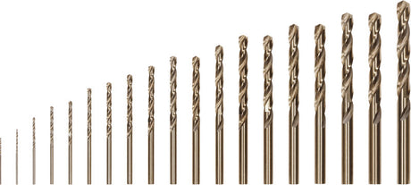 Produktbild von PRO Stainless Steel HSS-Co Spiralbohrer-Set, 19-tlg.