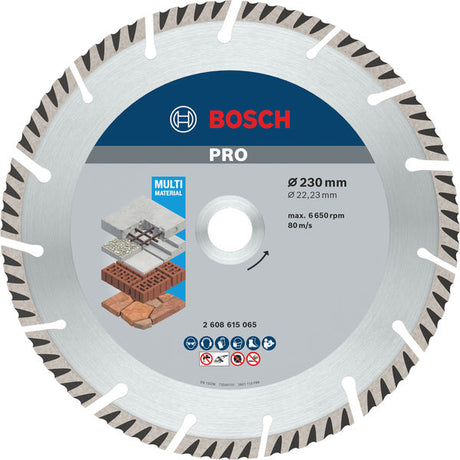 Produktbild von PRO Multi Material Diamant-Trennscheibe 230 x 22,23 mm