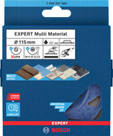 Topfscheibe EXPERT Multi Material Carbide grob flach X-LOCK 115 x 22,23 mm