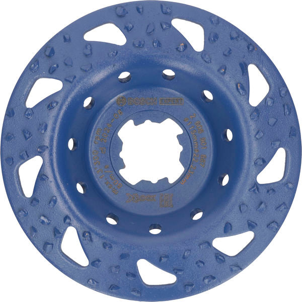 Produktbild von EXPERT Multi Material Carbide-Topfscheibe grob, schräg, X-LOCK, 115 mm, 22,23 mm