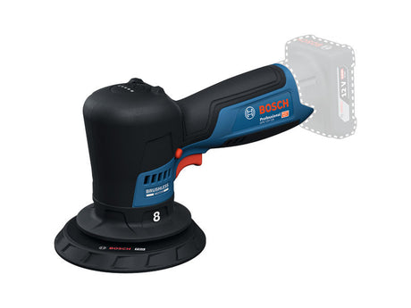 Akku-Poliermaschine Bosch GPX 12V-125 mit bürstenlosem Motor.