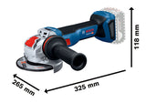 Bosch GWX 18V-11 S Winkelschleifer mit X-LOCK-System.