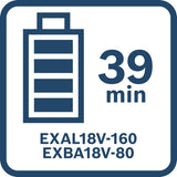 EXAL18V-160 EXBA18V-80 39 Min