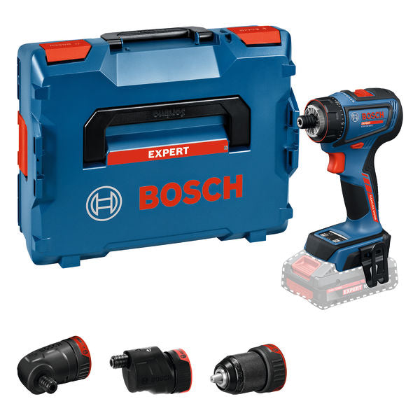 Produktbild von Bosch Expert Akku-Bohrschrauber-Set EXSR18V-90FC mit Mehrkopfaufsätzen & Koffer