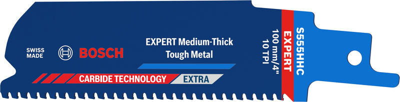 Produktbild von EXPERT Medium-Thick Tough Metal S555HHC Säbelsägeblatt, 10-tlg.