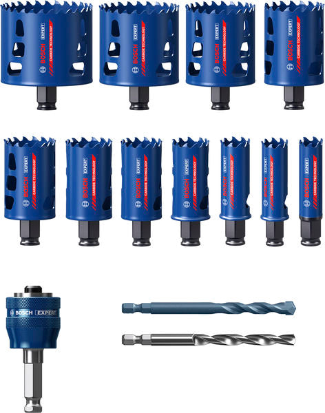 Produktbild von EXPERT Multi Material Power Change Plus-Lochsägen-Set, 14-tlg.