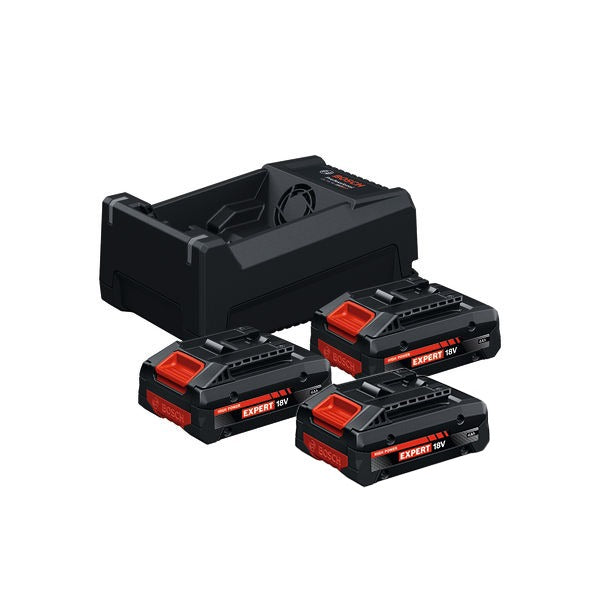 Akku-Starter-Set 3x EXBA18V-40 und GAL 12V/18V-80 Ladegerät