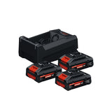 Akku-Starter-Set 3x EXBA18V-40 und GAL 12V/18V-80 Ladegerät