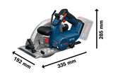 Kreissäge Bosch GKS 18V-68 mit ProCORE18V-Akku.