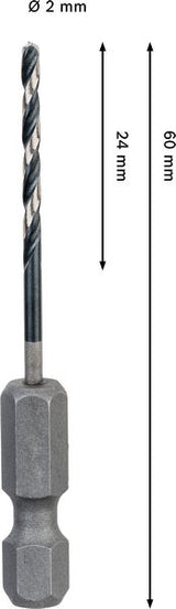 Bosch PRO Metal HSS-G Schlagspiralbohrer 2 mm.