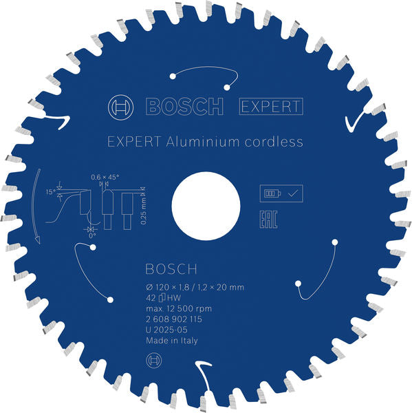 Produktbild von EXPERT Aluminium Kreissägeblatt, 120x20 mm, Z42
