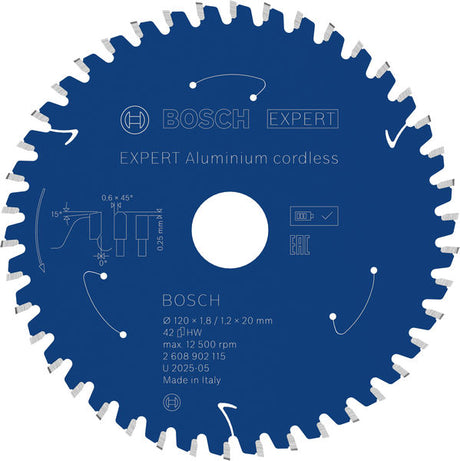 Produktbild von EXPERT Aluminium Kreissägeblatt, 120x20 mm, Z42