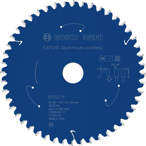 Produktbild von EXPERT Aluminium Kreissägeblatt, 140x20 mm, Z48
