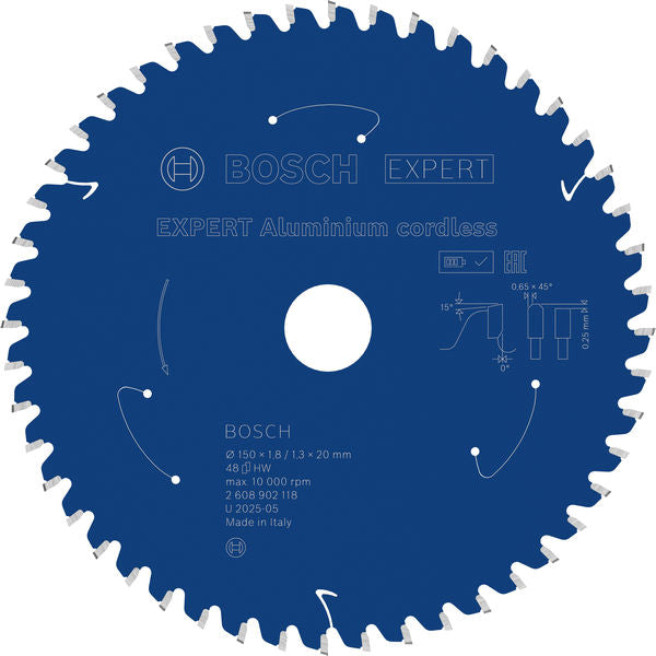 Produktbild von EXPERT Aluminium Kreissägeblatt, 150x20 mm, Z48