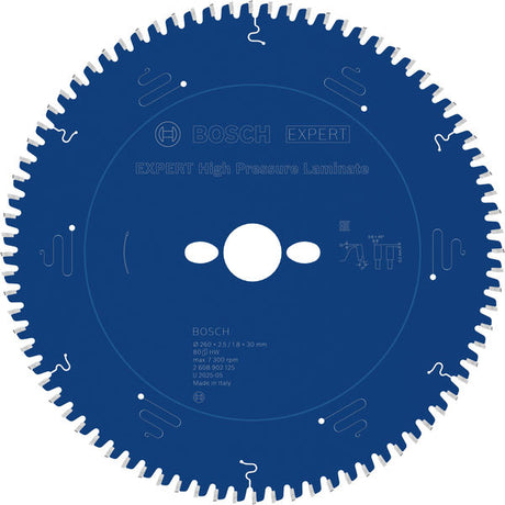 Produktbild von EXPERT High Pressure Laminate Kreissägeblatt, 260x30 mm, Z80