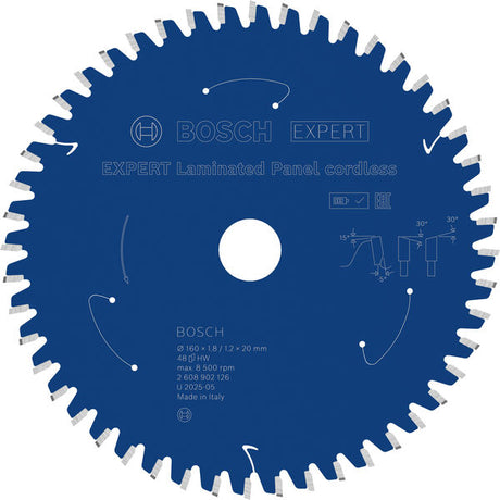 Produktbild von EXPERT Laminated Panel Kreissägeblatt, 160x1,8x20 mm, Z48