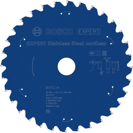 Produktbild von EXPERT Stainless Steel Kreissägeblatt, 150x20 mm, Z32