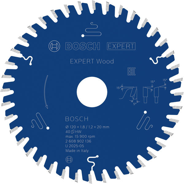 Produktbild von EXPERT Wood Kreissägeblatt, 120x20 mm, Z40