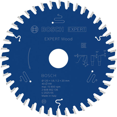 Produktbild von EXPERT Wood Kreissägeblatt, 120x20 mm, Z40