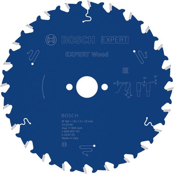 Produktbild von EXPERT Wood Kreissägeblatt, 160x1,8x20 mm, Z24