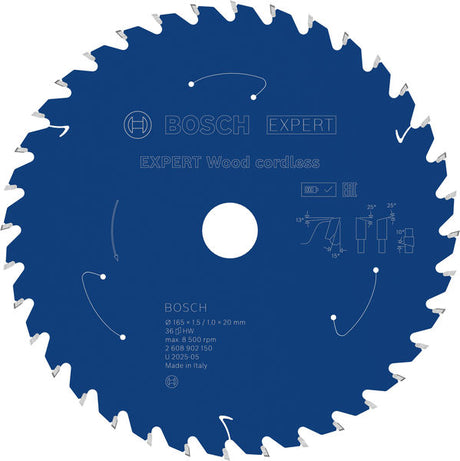 Produktbild von EXPERT Wood Kreissägeblatt, 165x1, 45x20 mm, Z36