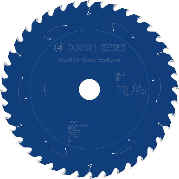 Produktbild von EXPERT Wood Kreissägeblatt, 254x2,1x30 mm, Z40