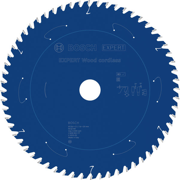 Produktbild von EXPERT Wood Kreissägeblatt, 254x1,6x30 mm, Z60