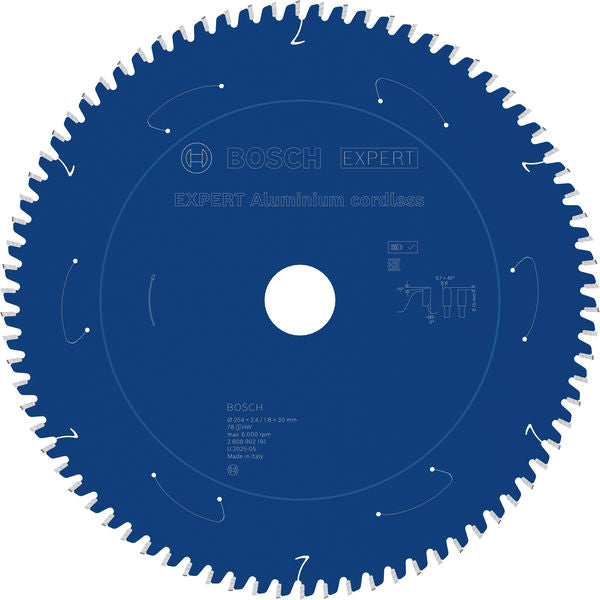 Produktbild von EXPERT Aluminium Kreissägeblatt, 254x30 mm, Z78