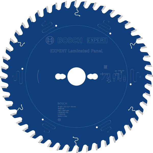 Produktbild von EXPERT Laminated Panel Kreissägeblatt, 250x30 mm, Z48