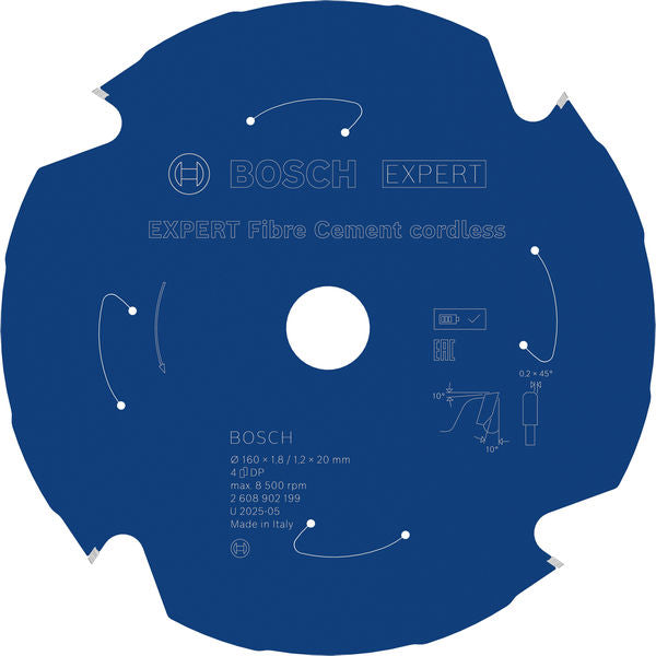Produktbild von EXPERT Fiber Cement Kreissägeblatt, 160x1,8x20 mm, Z4
