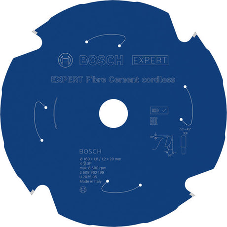 Produktbild von EXPERT Fiber Cement Kreissägeblatt, 160x1,8x20 mm, Z4