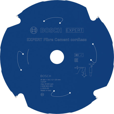 Produktbild von EXPERT Fiber Cement Kreissägeblatt, 165x20 mm, Z4