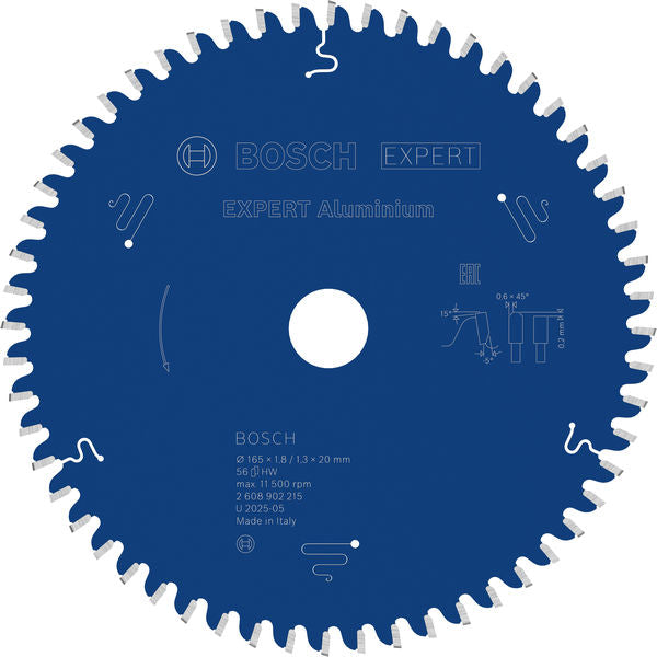 Produktbild von EXPERT Aluminium Kreissägeblatt, 165x20 mm, Z56